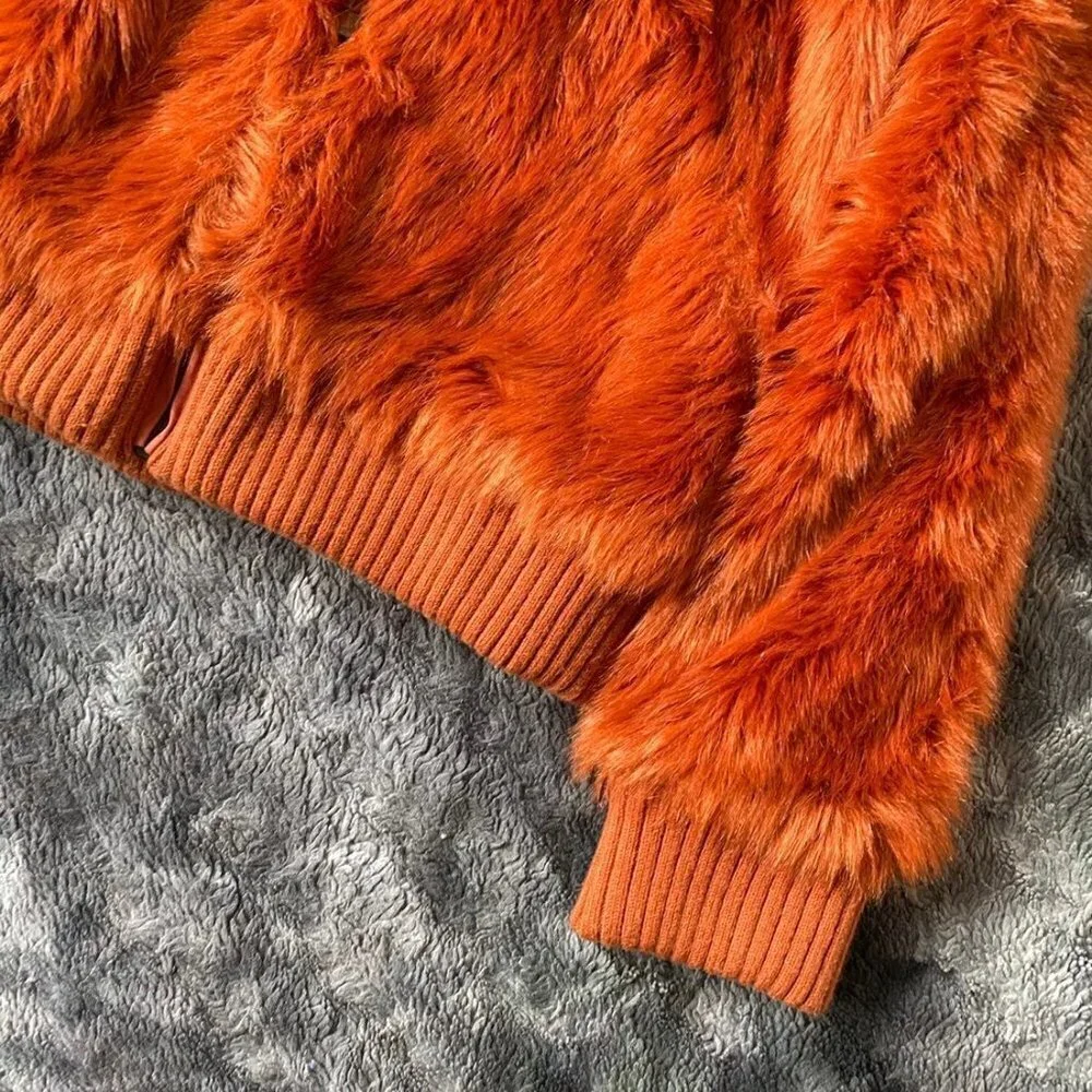 Banana Republic Faux Fur Bomber